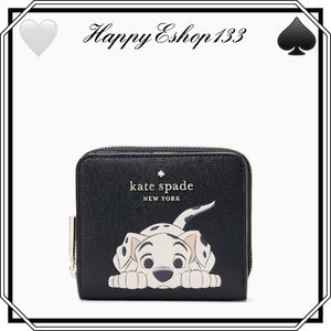 ♠️ kate spade Disney X 101 Dalmatians Small Zip Around Compact Wallet